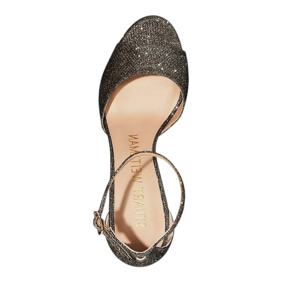 STUART WEITZMAN Womens Brown 1-1/2" Platform Discoplatform Stiletto Sandal - Picture 3 of 4